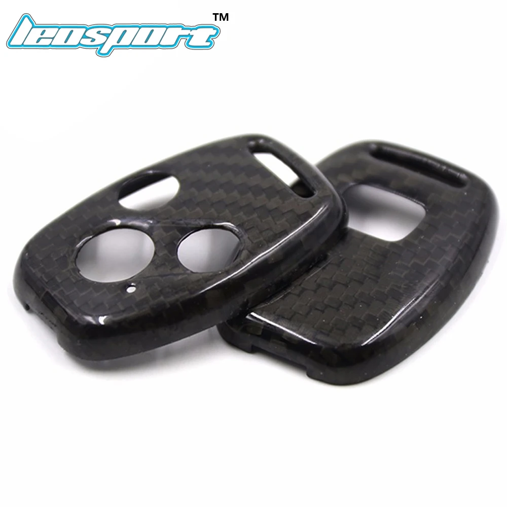 Чехол для ключа из углеродного волокна Leosport чехол настоящего HONDA CIVIC DC5 с