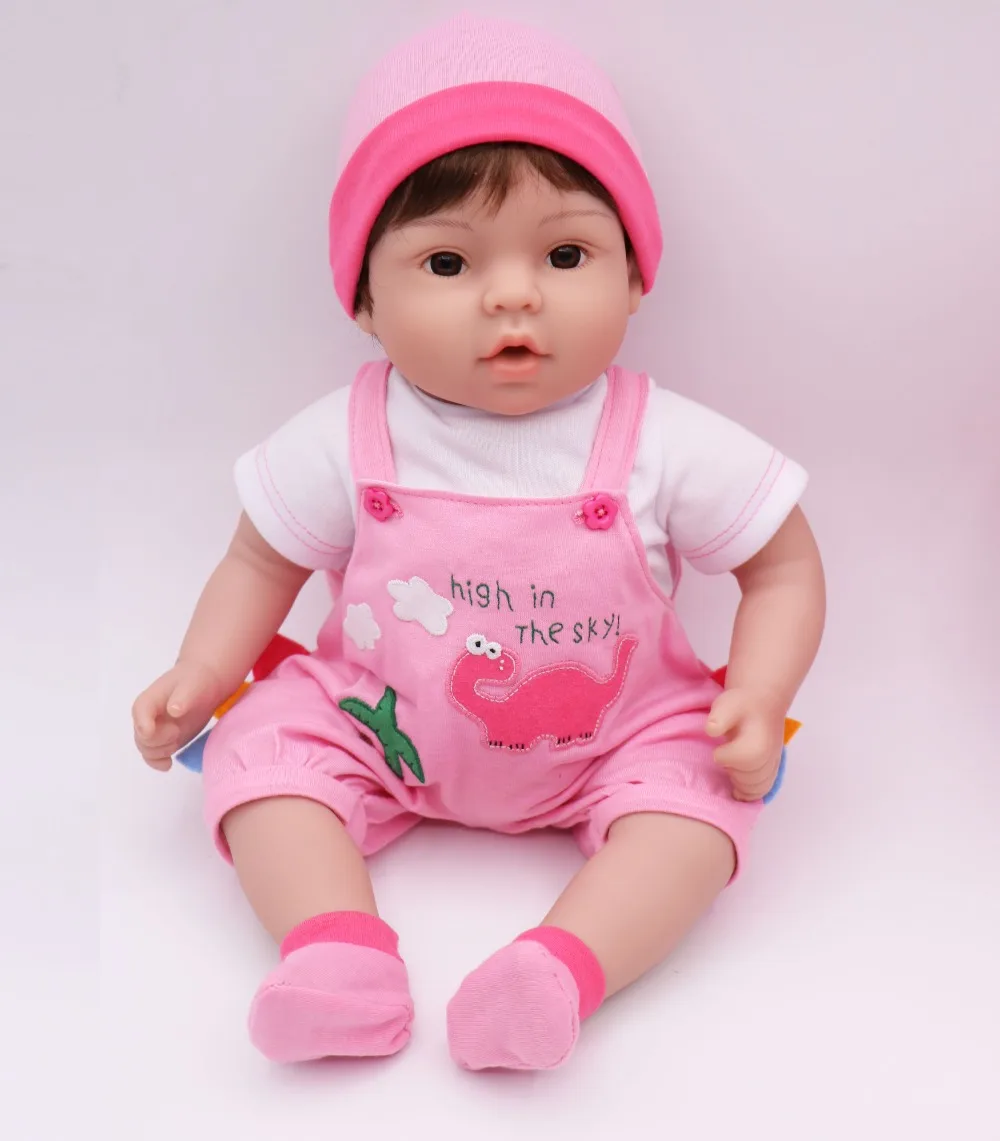 40 см силиконовые куклы Новорожденные имитация наряда девочка живые дети Playmate bb