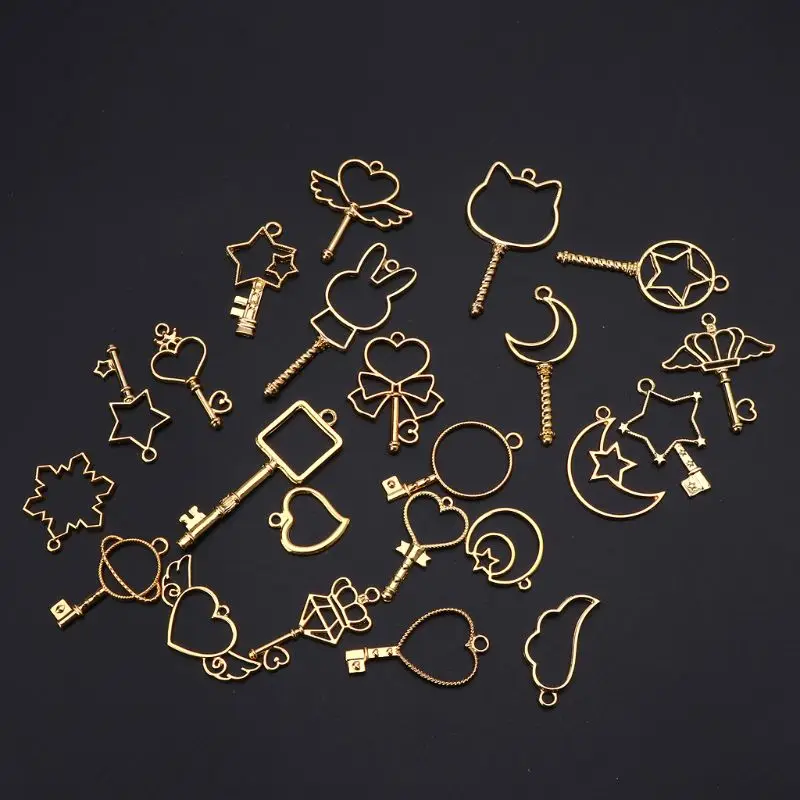 5 шт. основа для кабошона рамка ключей подвеска оправа сделай сам подвески из уф