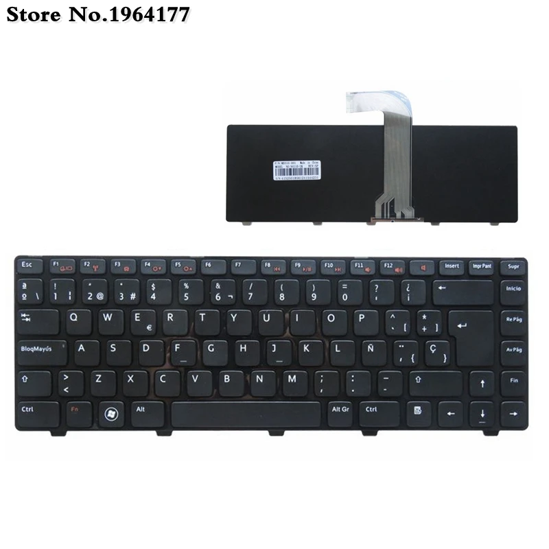 Новая испанская клавиатура SP для DELL INSPIRON 14R N4110 M4110 N4050 M4040 N5050 M5050 M5040 N5040 X501LX502L P17S N4120