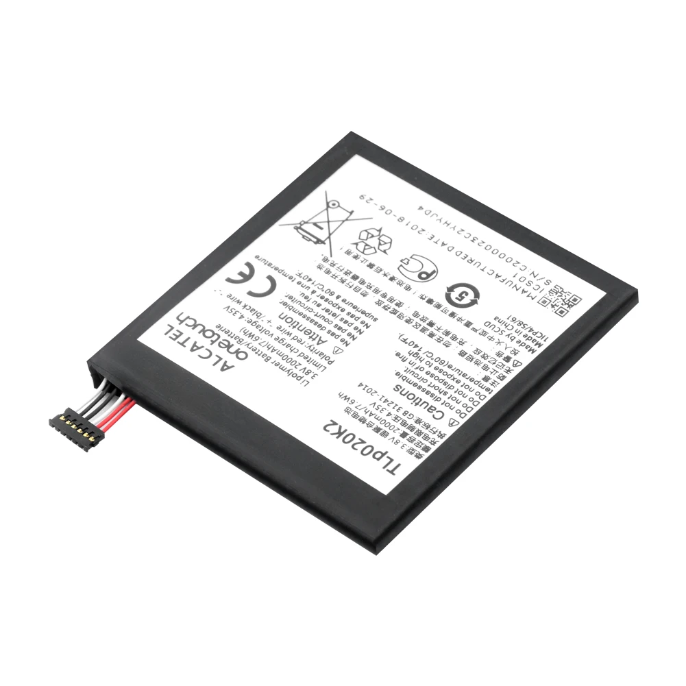 Сменный аккумулятор для телефона TLp020K2 2000 мАч перезаряжаемый ALCATEL one touch Idol 3 4 7
