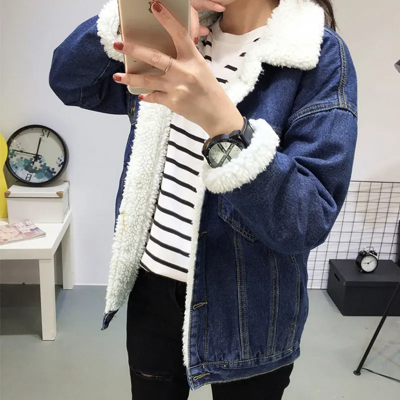 Осенне зимняя куртка пальто женская мода 2019 мех ягненка плюс размер парка