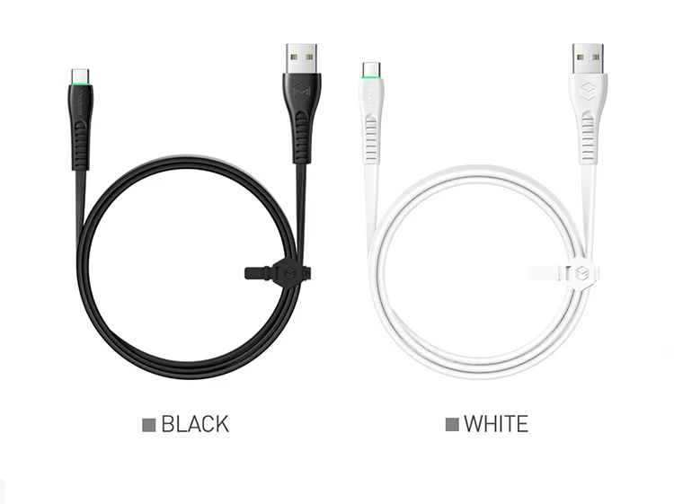 MCDODO usb type-C кабель для samsung S9 S8 Быстрая зарядка QC 3,0 зарядное устройство для телефона провод USB C кабель для передачи данных для Xiaomi mi9 Redmi note 7