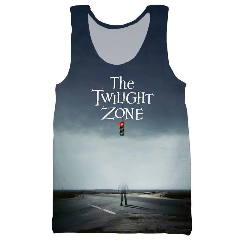 

The Twilight Zone 3D printed tank top for men fashion cool summer tank top work out men women tank tops halter tank top