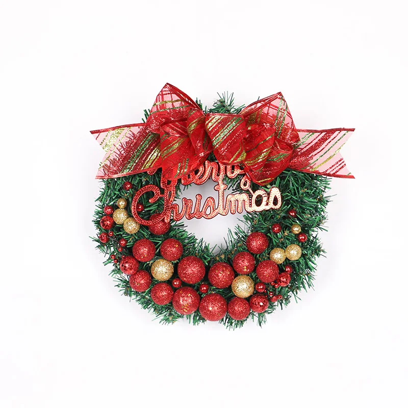 HOYVJOY Gradient Ball Garland Christmas Wreaths For Holiday Decoration Handing Wall Door | Дом и сад
