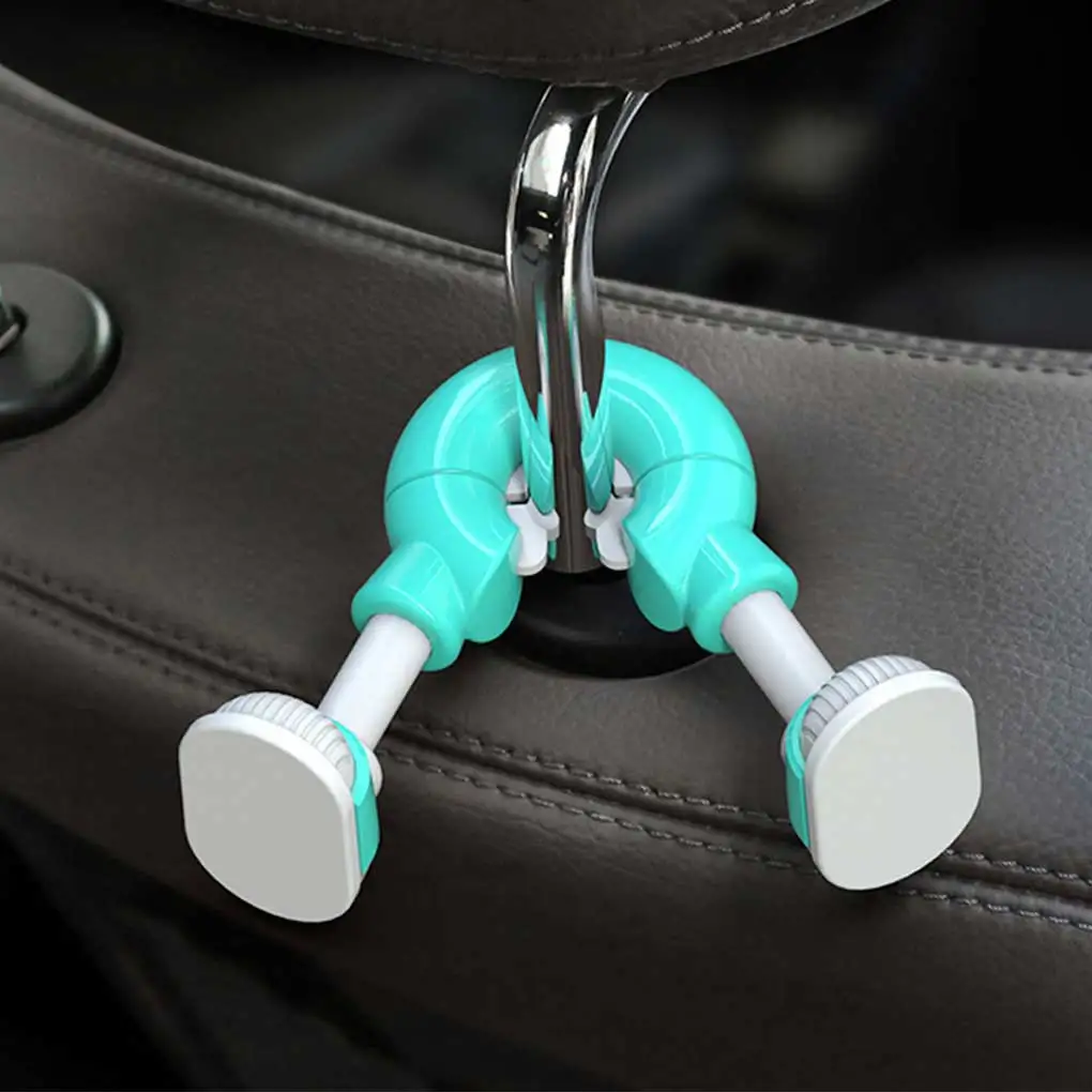 

Universal Car Vehicle Headrest Hanger Holder Hook Bag Purse Cloth Grocery Hook Auto Car Decor