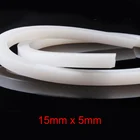 15 мм x 5 мм высокотемпературная устойчивая дверная оконная лента прочная силиконовая резиновая уплотнительная лента