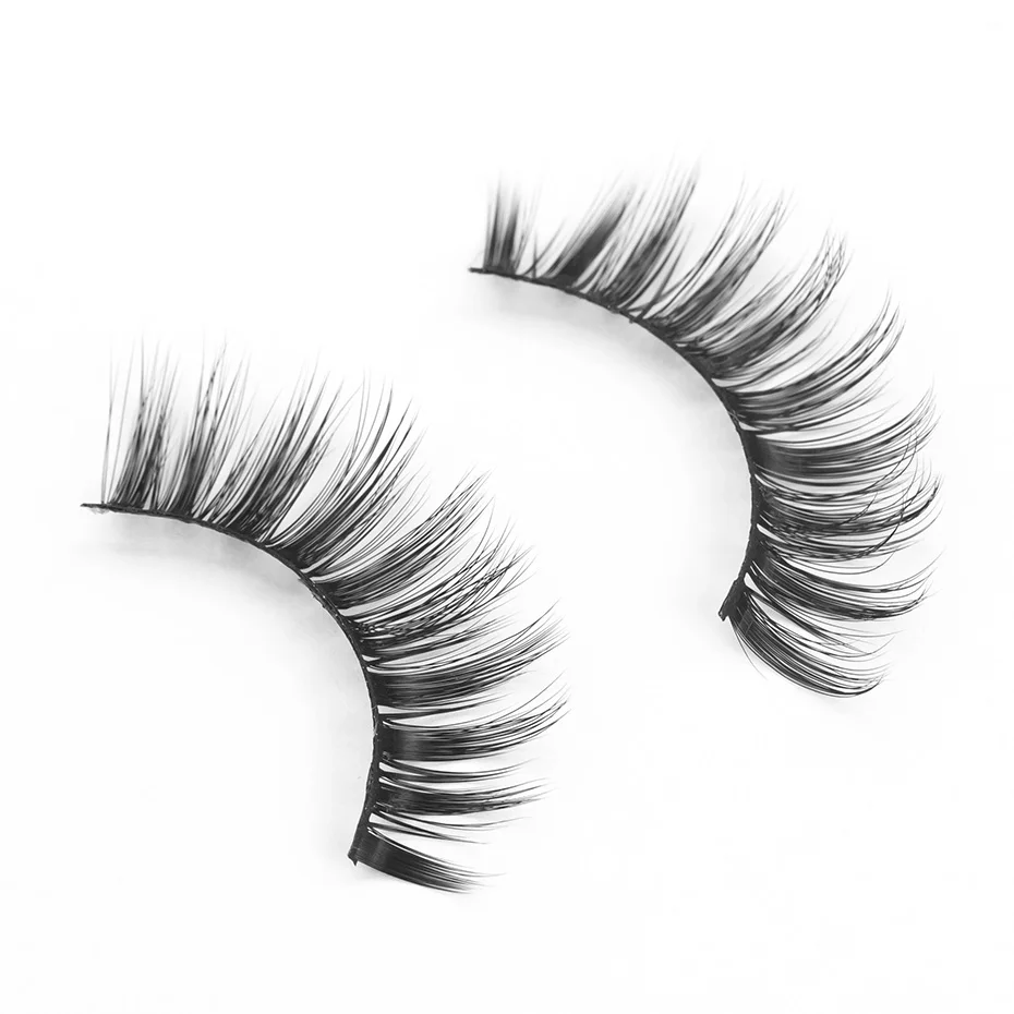 Genailish 10cases/lot Faux Mink Eyelashes Fake lashes handmade False eyelashes Extension Eyelash FX839-2-10 | Красота и здоровье