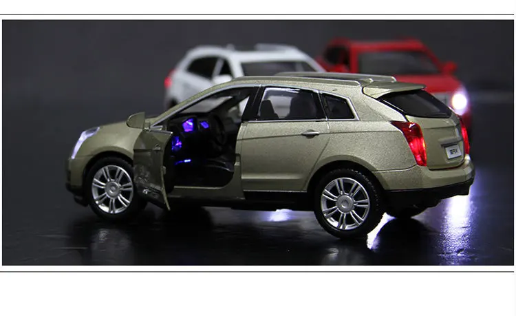 1:32 SRX SUV игрушечный автомобиль модель сплав оттягивание детские игрушки подлинный лицензионный коллекционный подарок внедорожный Акустооптический автомобиль для детей