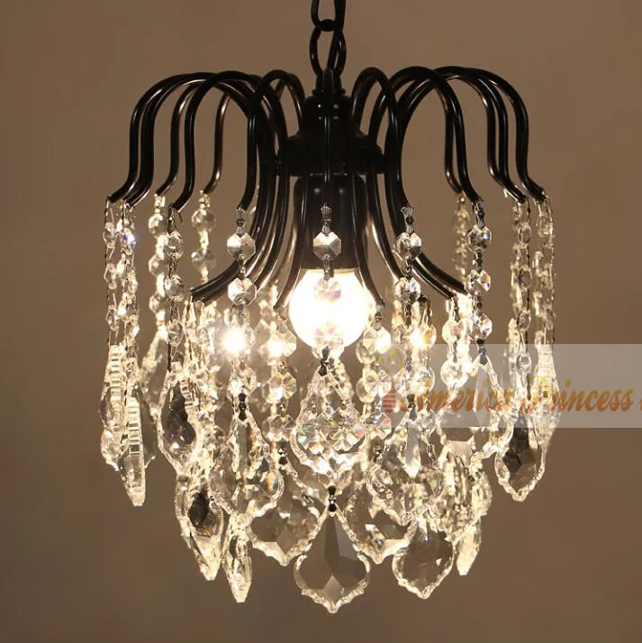 Маленькая Хрустальная люстра в европейском стиле для лестницы гостиной спальни