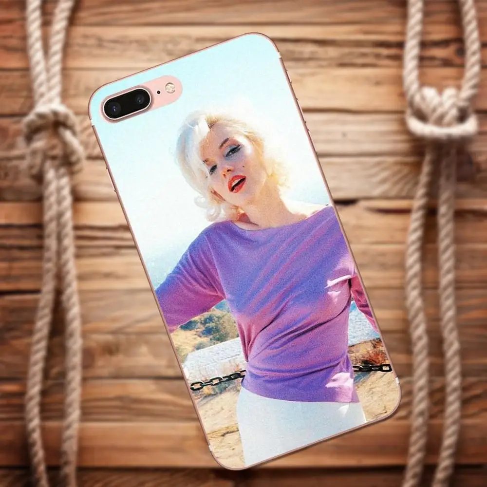 Vvcqod TPU Patterns Imperfect By Marilyn Monroe For Apple iPhone X 4 4S 5 5C 5S SE 6 6S 7 8 Plus Moto G G2 G3 | Мобильные телефоны