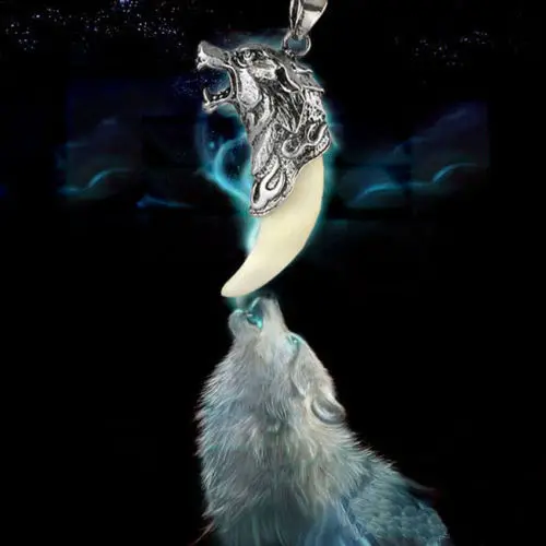 Мужское ожерелье из титановой стали|wolf tooth|pendant jewelrywolf tooth necklace |