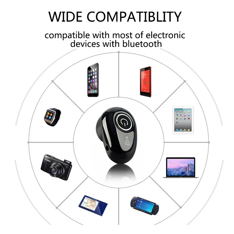 MOONSTAR S650 мини беспроводная Bluetooth гарнитура hands-free наушники затычки для ушей в-ухо