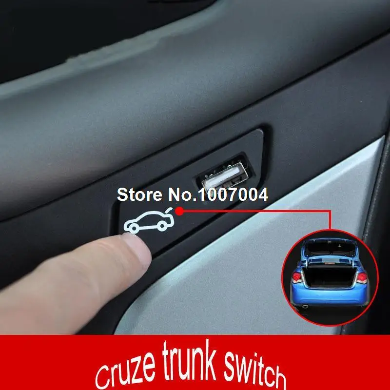 Angelguoguo для Chevrolet Cruze кнопка переключения багажника в сборе/коробка багажа Кнопка