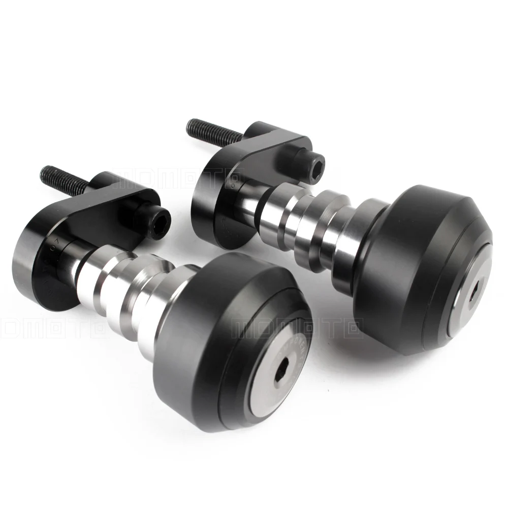 Пара алюминиевых левых и правых слайдеров рамы мотоцикла CNC противоударные