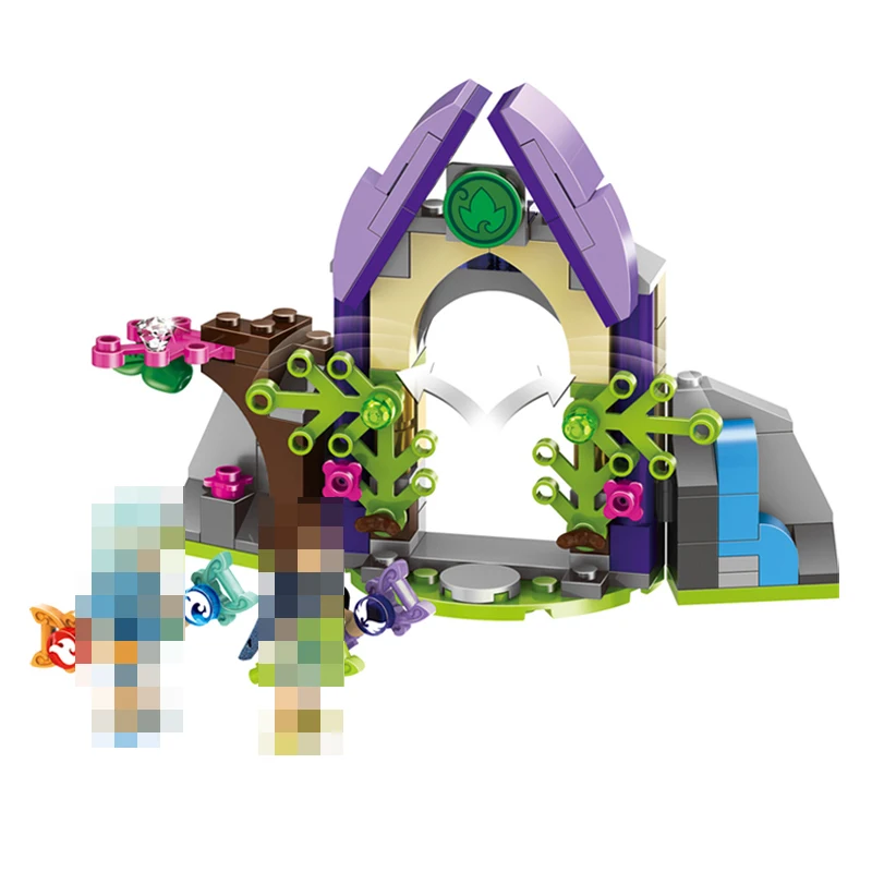 Совместимость с Lego Elves 41708 Bela 10415 809 шт Skyra загадочный Небо замок фигура