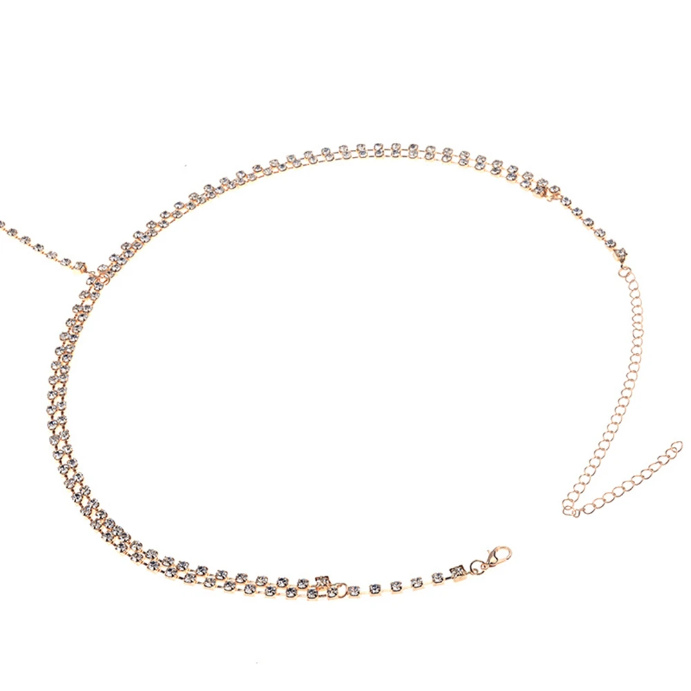 Бесплатная доставка блестящие 2 уровня Слои цепочка на ногу пикантные Клубные