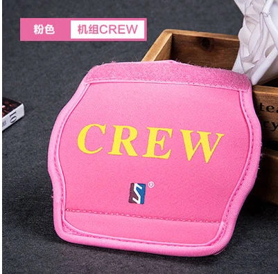 Pink Crew Чехол для багажной ручки, тканевый чехол, Защитная перчатка, черный/розовый/красный/синий, для летной команды, стюардесса, авиация - Цвет: Pink Crew