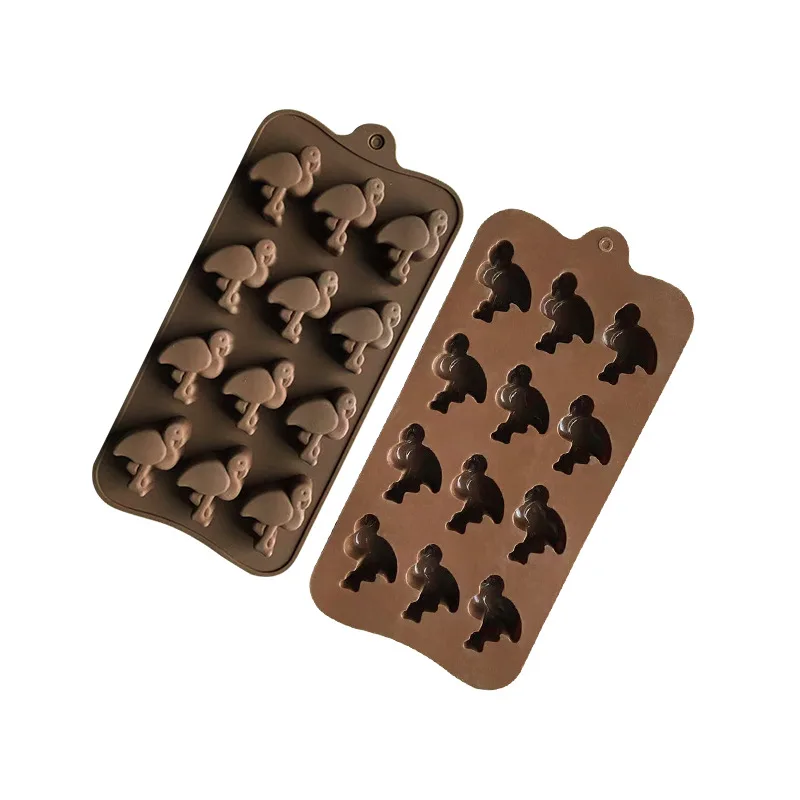 12 полости фламинго для шоколада из силикона в форме мыла пластырь ароматерапии