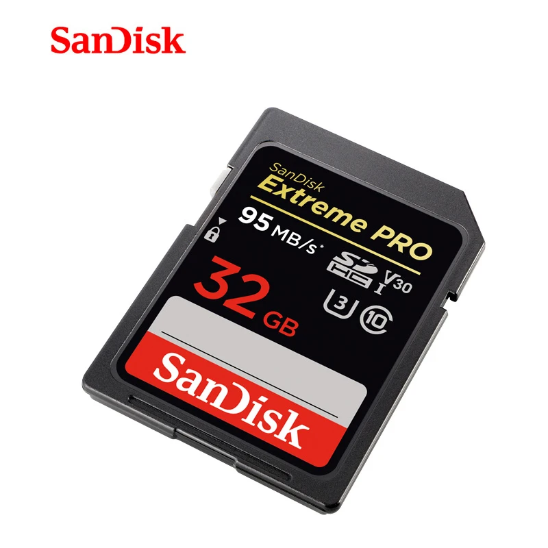 Карта памяти SanDisk Extreme Pro C10 V30 U3 SD карта 32 ГБ флэш SDXC SDHC камера