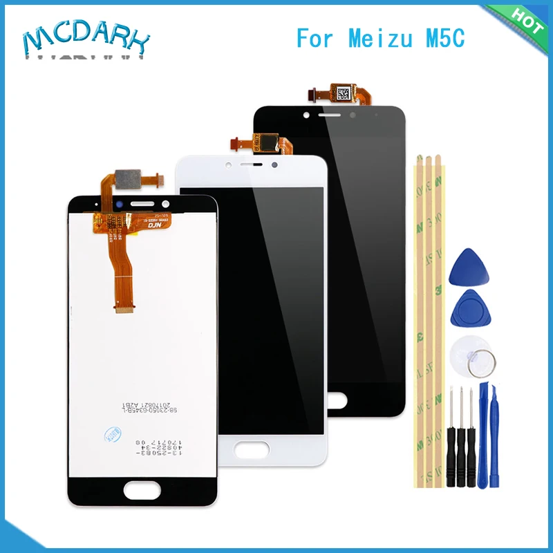 Mcdark для Meizu M5C/Meilan 5C M710h A5 ЖК дисплей + кодирующий преобразователь сенсорного