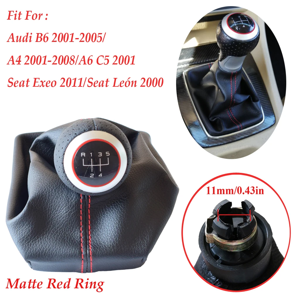 Для Audi A4(2001-2008) B6(2001-2005) A6 C5(2001) для Seat Exeo(2011) Leon(2000) трость передач gaiter Замена переключения передач крышка багажника