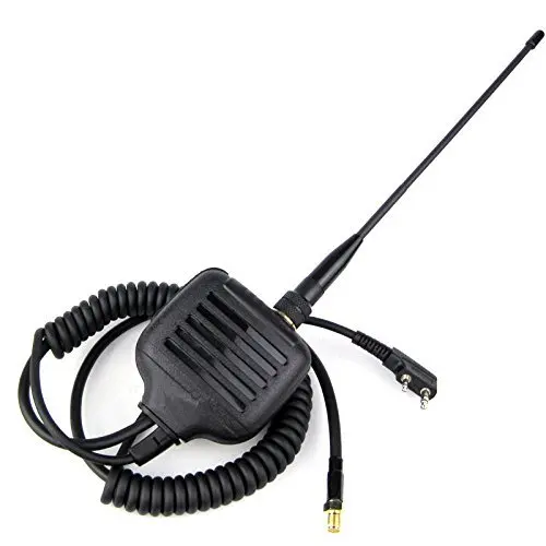 UHF VHF двухстороннее радио динамик и микрофон с SMA разъем антенна Радио Колонки