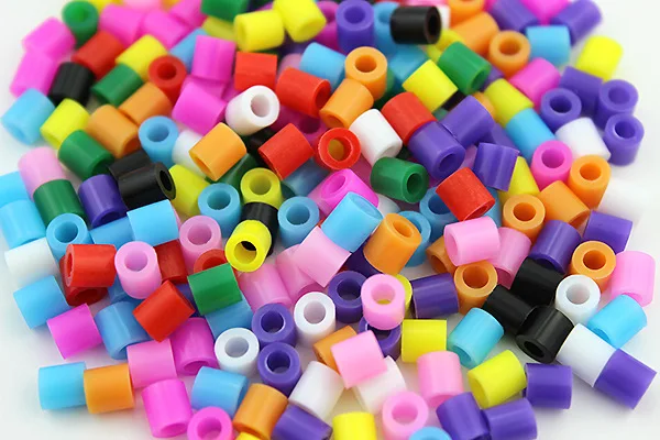 24 цвета Perler Beads 5500 шт набор коробок из 5 мм Хама бусины для детей Обучающие