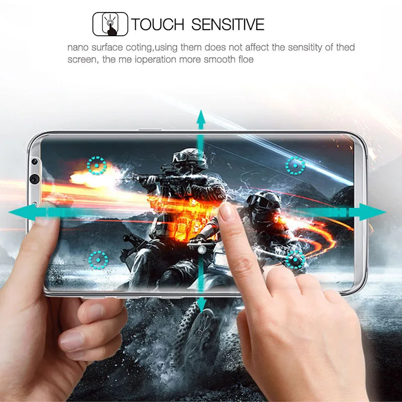 3D изогнутый протектор экрана для Samsung Galaxy S8/S8 Plus + специально разработанный 9H