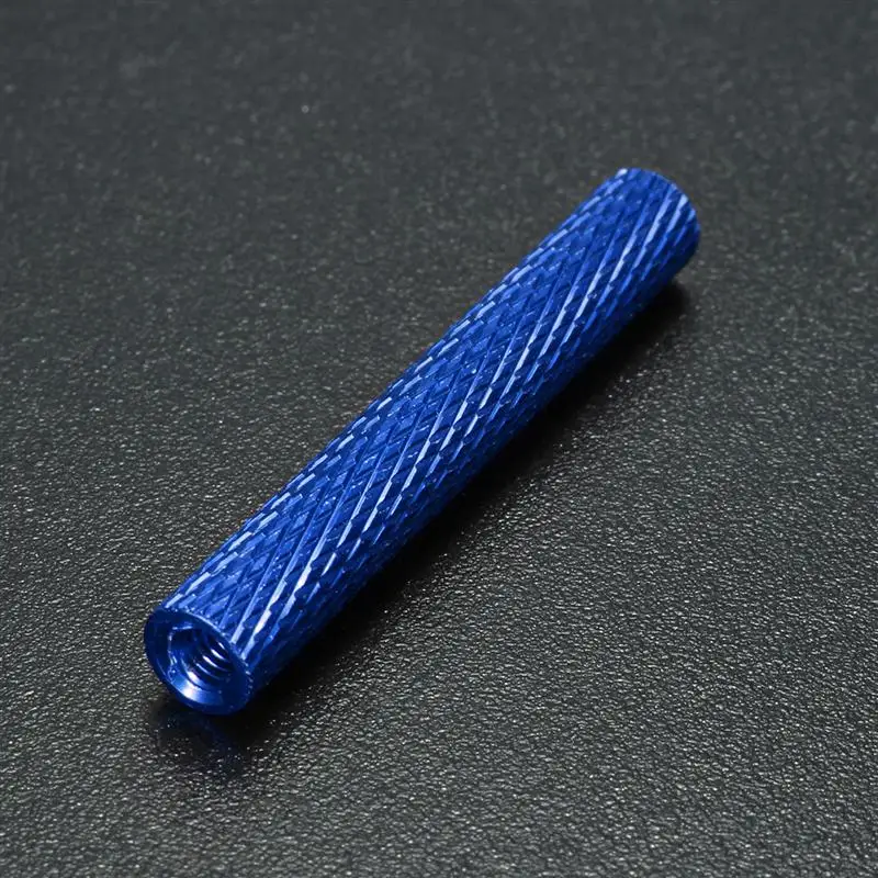 SULEVE 10 шт./компл. M3AS8 M3x35mm алюминиевый сплав рифленая стойка болт гайка анодированная прокладка Многоцветный Красный Розовый Фиолетовый Синий