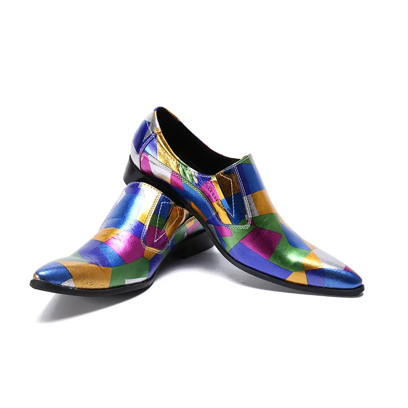 Модная мужская модельная обувь высокое качество дышащая обувь из искусственной кожи личность Для мужчин платье в деловом стиле мужские лоферы свадебные туфли оксфорды