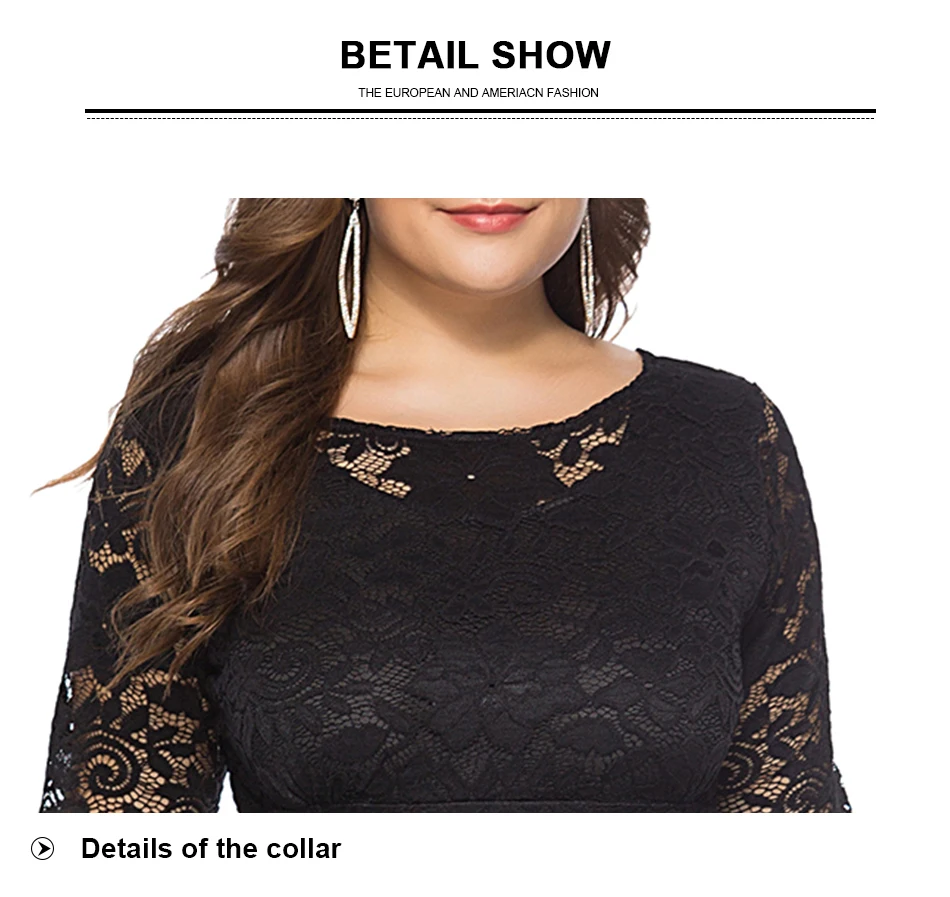 Miaoke Plus Size Red Maxi Lace Dress Women Clothing High Quality Fashion Vintage Sexy Club Party Elegant Dresses
