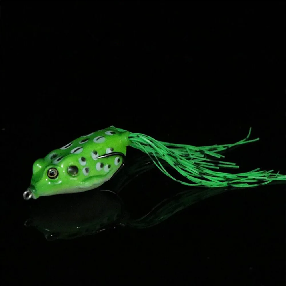 1 шт. Bionic thunder frog Высокоуглеродистая сталь двойной крючок 15 г 6 см искусственная