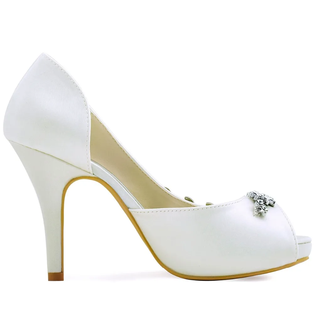 Фиолетовые и белые женские туфли лодочки на высоком каблуке Атласные свадебные