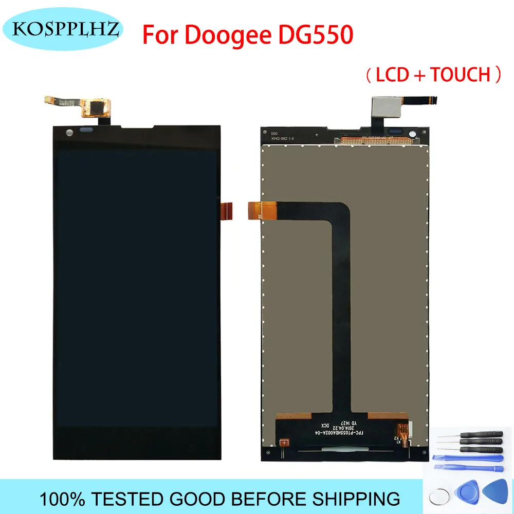 For Doogee DG550 LCD Display+Touch Screen Digitizer Assembly Without Frame for dg 550 LCD+Touch +Tools | Мобильные телефоны и