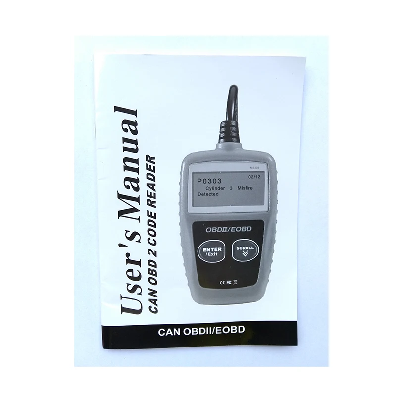 MaxiScan MS309 OBD2 OBDII сканер штрих кода может устройство чтения автомобиля MS 309