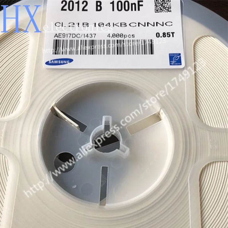 

Free shipping 4000PCS Hot Sale 104 Capacitor 50V 10% SMD 0805SMD
