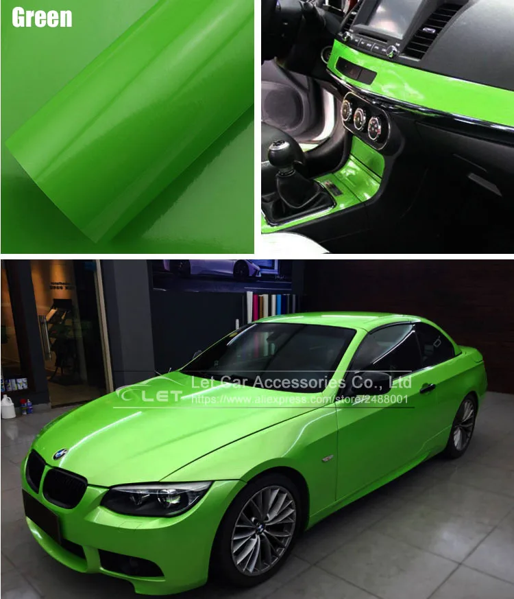 

Black Glossy Vinyl Film Gloss Glossy Car Wrap Foil Sticker With Air Bubble Free Motorcycle Car Wrapping