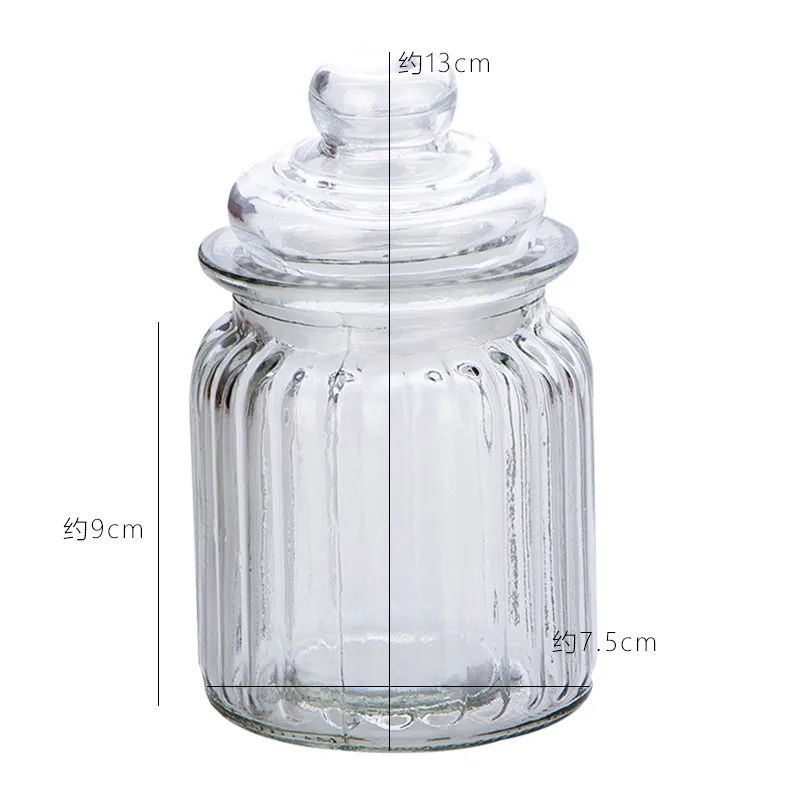 1 шт. стеклянная бутылка для хранения емкость чая конфет уплотнительное кольцо