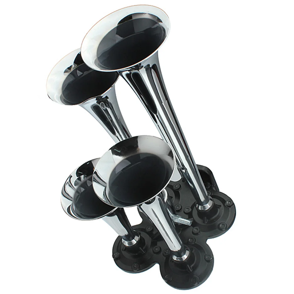 Супер громкие автомобильные звуковые сигналы 150 2 дБ серебристый хромированный