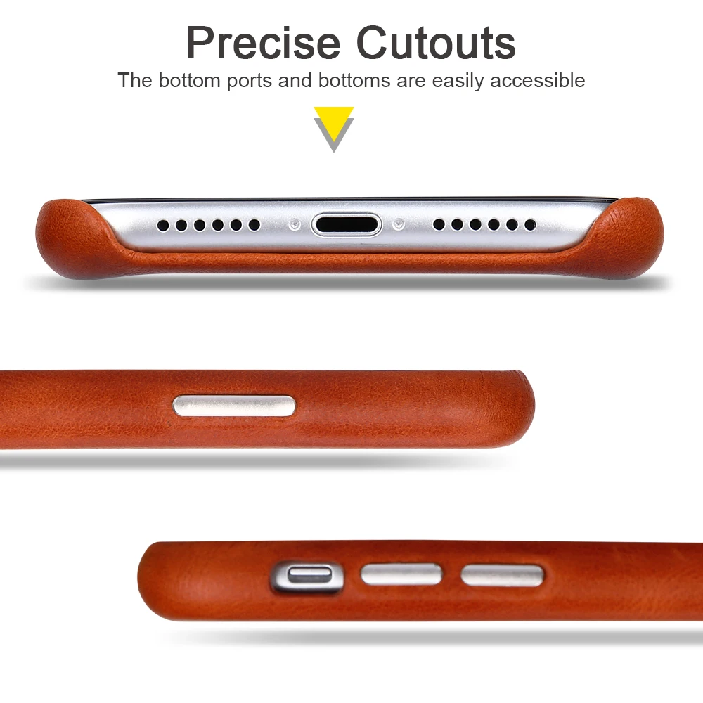 Jisoncase Чехол для телефона для iPhone XR кожаный чехол для iPhone XR 6,1 дюймов Роскошный чехол для телефона с металлической кнопкой Высокое качество Новинка