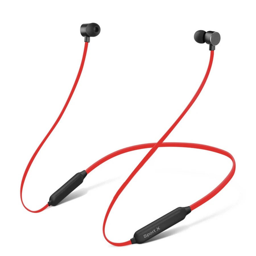 Bluetooth наушники, беспроводные наушники, водонепроницаемые, Audifonos, Bluetooth наушники, магнитная гарнитура для Xiaomi Meizu huawei - Цвет: red