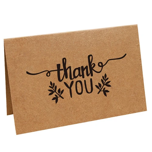 18 стилей пустые спасибо бумажные открытки Примечание конверты поздравление Свадебная вечеринка прием ремесла - Цвет: 15