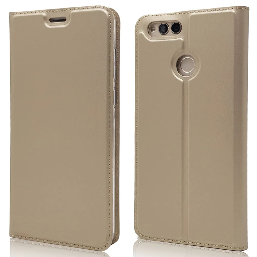 Для huawei Honor 7X ультра-тонкий из искусственной кожи Флип Бумажник Дело Стенд Крышка