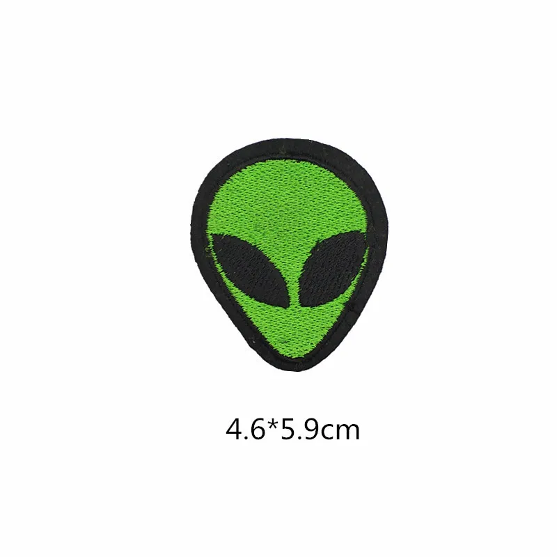PGY UFO Alien вышитые патчи, железные нашивки для одежды, сделай сам, астронавт, полосы, Вселенная, швейные, космический корабль, планета, одежда
