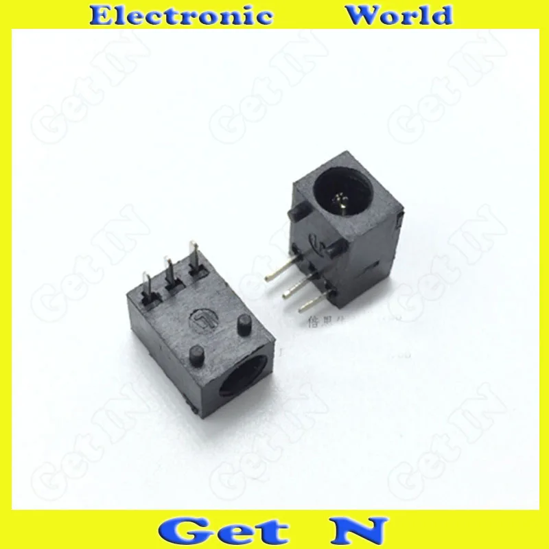 

1000pcs DC-003A DC Power Plug Connector 3Pins DC AC Power Jack Female Scoket