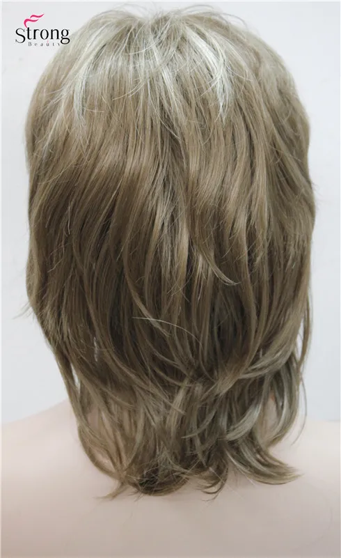 StrongBeauty короткий лохматый слоистый медный красный Классический колпачок полный синтетический парик женские парики выбор цвета