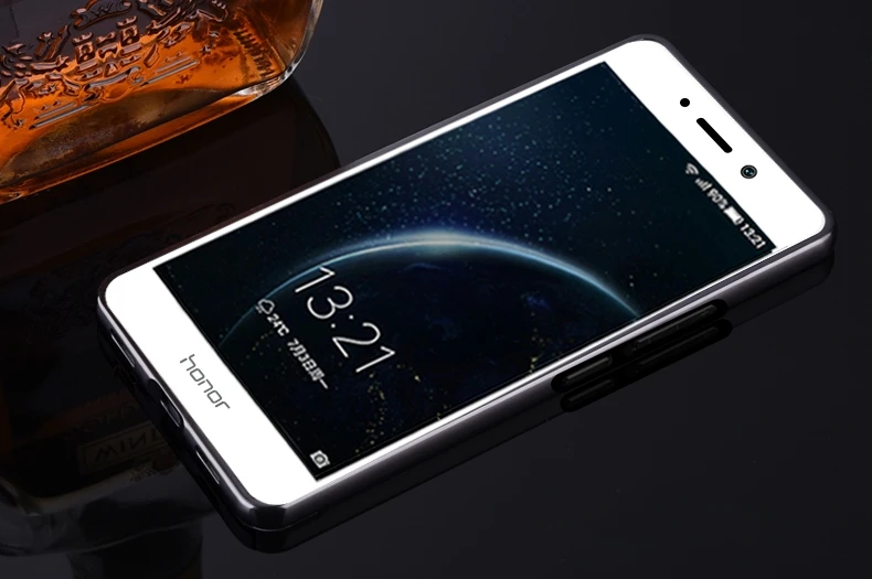 Зеркальный ПК чехол s для huawei Honor 6X(GR5)(mate 9 Lite) противоударный защитный чехол с алюминиевой металлической рамкой