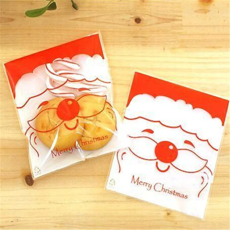 10 шт./Лот пластиковые рождественские подарочные пакеты|decorative decorative|decor packdecoration