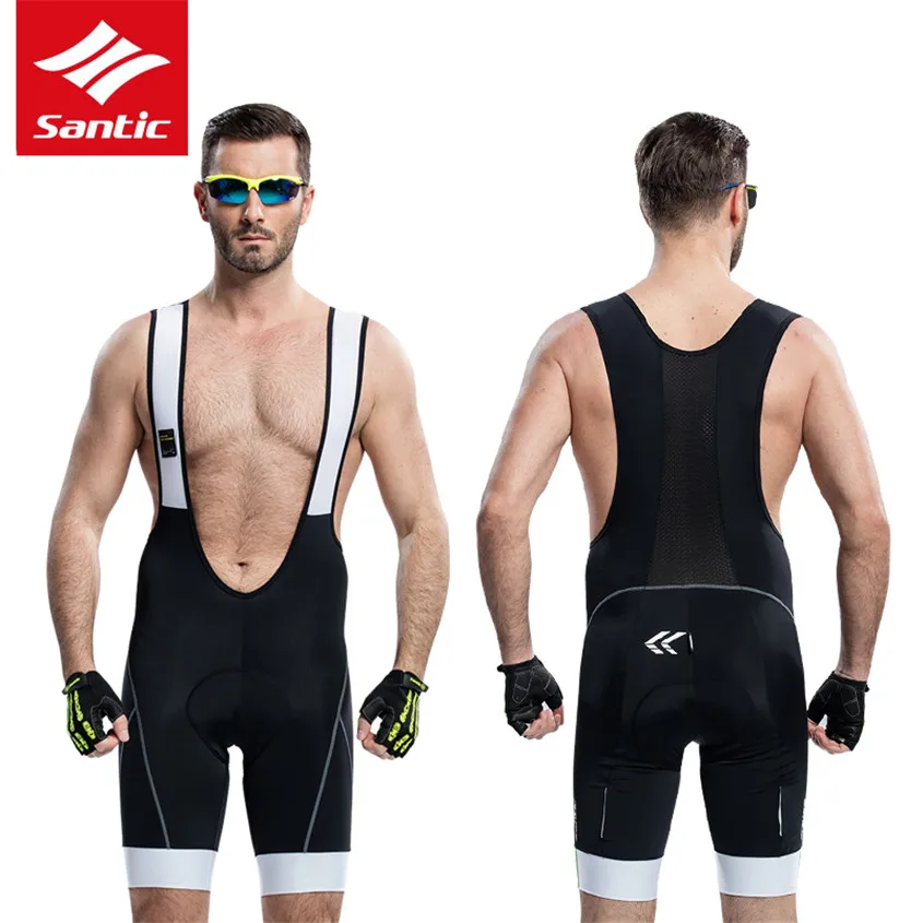 SANTIC летние мужские велосипедные шорты Pro Coolmax с дышащей подкладкой MTB для мужчин